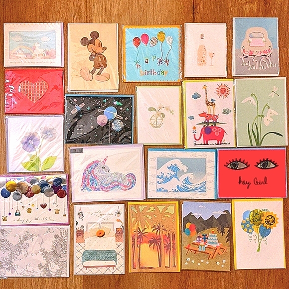 Papyrus Party Supplies 2 Papyrus Greeting Cards Nwt Assorted